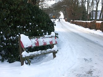 Vereiste Straßen